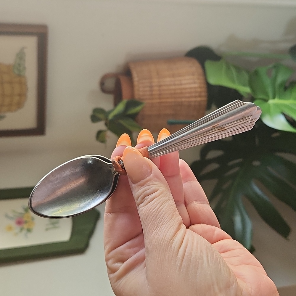 Vintage stainless steel spoons set of 4